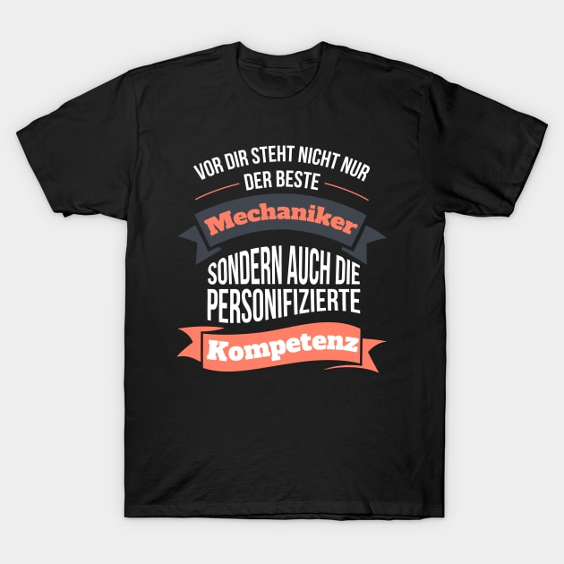 Der beste Mechaniker & personifizierte Kompetenz T-Shirt by SNZLER